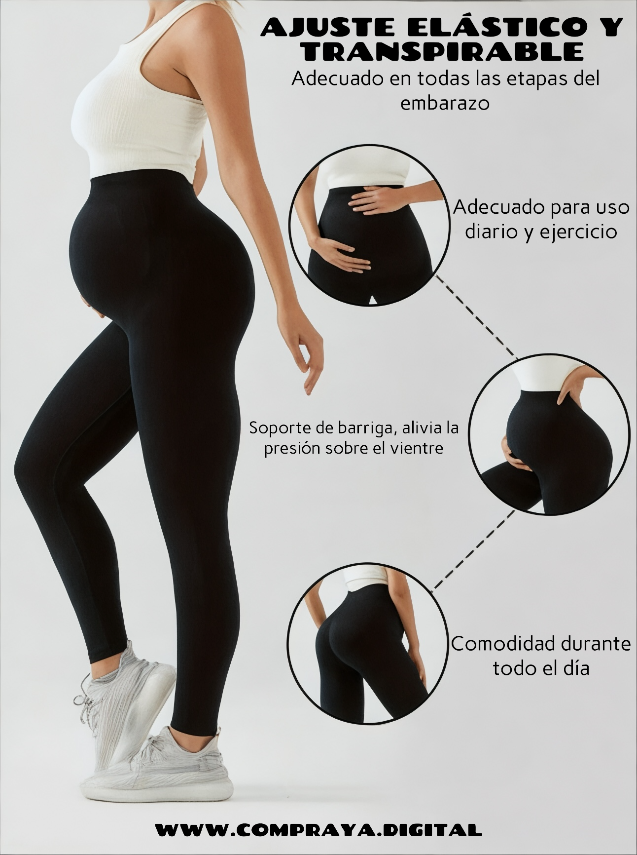 Legging de Maternidad MamiComfort™ 🤰