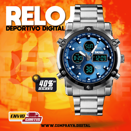 RELOJ DEPORTIVO ACERO