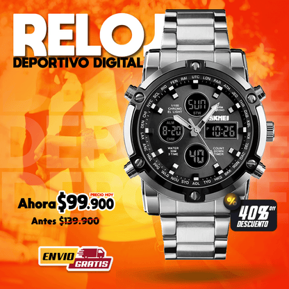 RELOJ DEPORTIVO ACERO