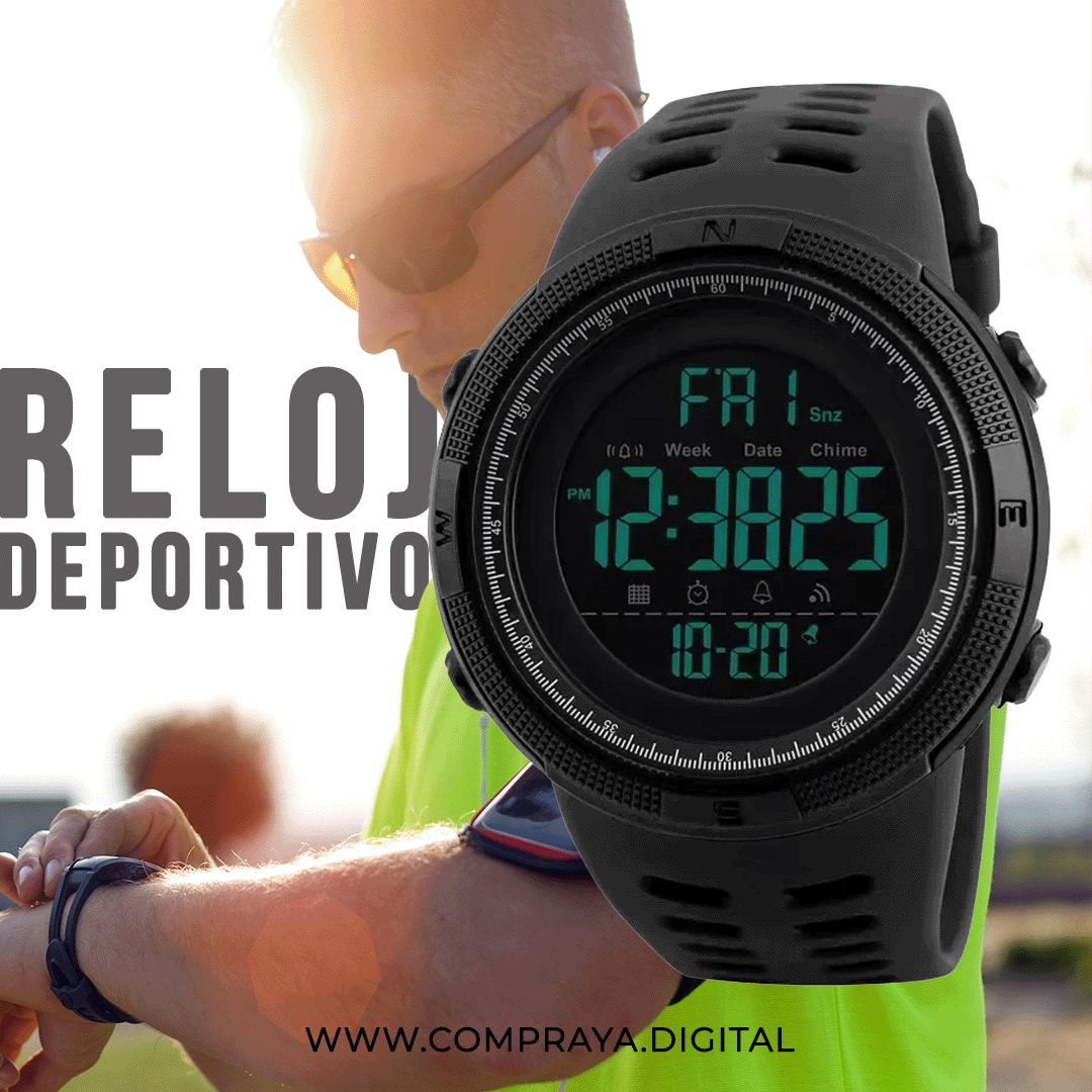 ⌚RELOJ DIGITAL DEPORTIVO🔝