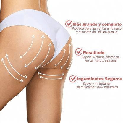 BootyMax+ Crema aumentadora de glúteos